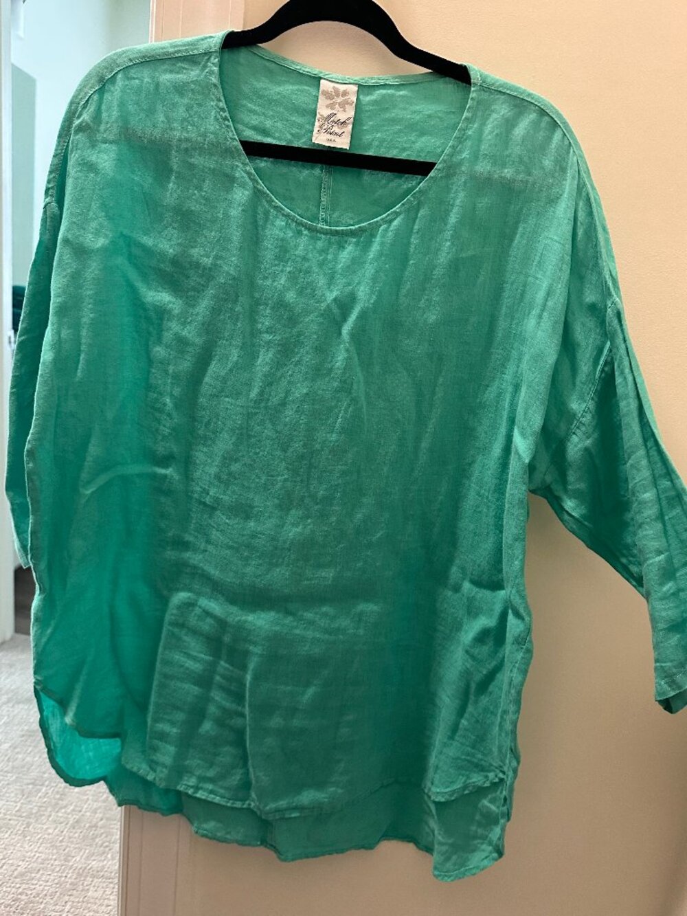 Match Point 100% linen shirt